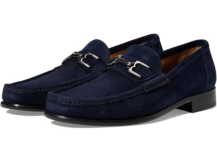 (取寄) ブルーノマリ メンズ トリエステ Bruno Magli men Trieste Navy Suede