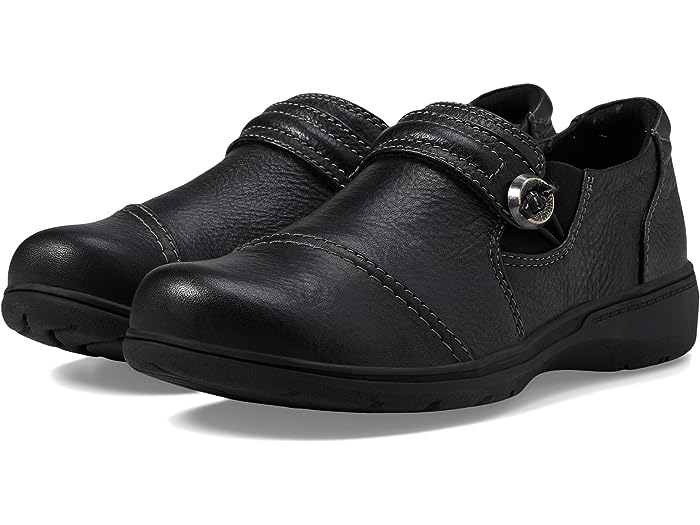 (取寄) クラークス 靴 シューズ レディース カーリー パール ブラック Clarks women Carleigh Pearl Black Leather
