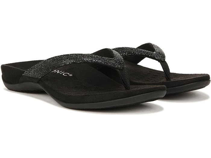 (取寄) バイオニック サンダル レディース ディロン シャイン シューズ 靴 VIONIC women Dillon Shine Black Rhinestone