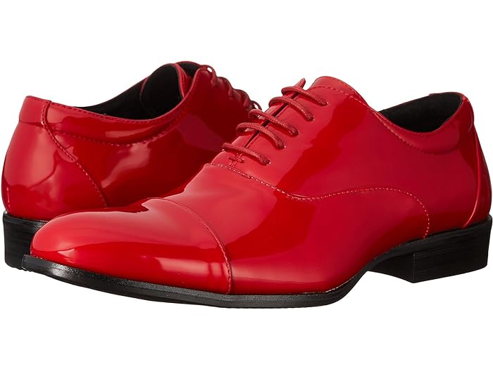 (取寄) ステイシー アダムス メンズ ガーラ キャップ トゥ オックスフォード Stacy Adams men Gala Cap Toe Oxford Red Patent