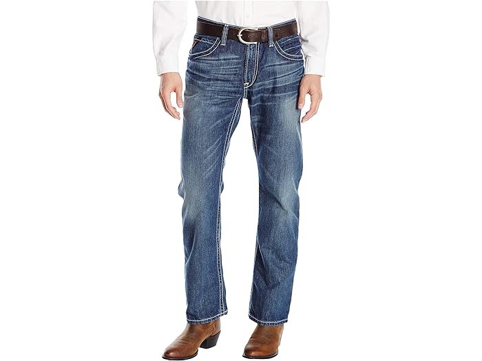 (取寄) アリアット メンズ Fr M4 ブーツカット ジーンズ Ariat men FR M4 Bootcut Jeans Glacier