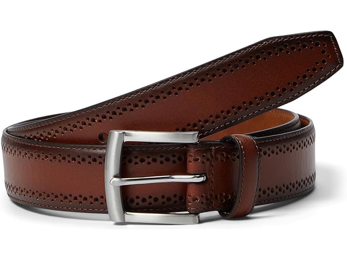(取寄) ジョンストン&マーフィー メンズ パーフェド エッジ ベルト Johnston & Murphy men Perfed Edge Belt Cognac 16,013円