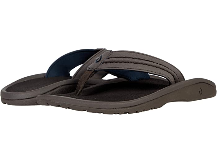 (取寄) オルカイ メンズ ホクア OluKai men Hokua Dark Wood/Dark Wood