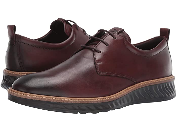 (取寄) エコー メンズ ST1 ハイブリット プレーン トゥ タイ ECCO men ST1 Hybrid Plain Toe Tie Cognac