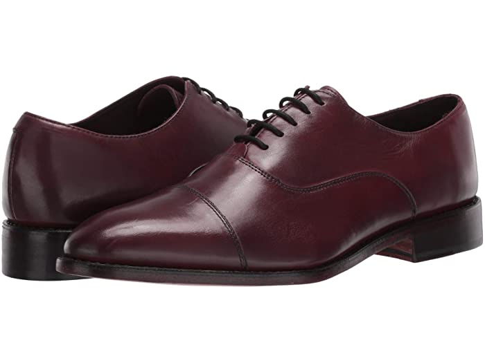 (取寄) アンソニーヴィア メンズ クリントン キャップ トゥ オックスフォード Anthony Veer men Clinton Cap Toe Oxford Oxblood