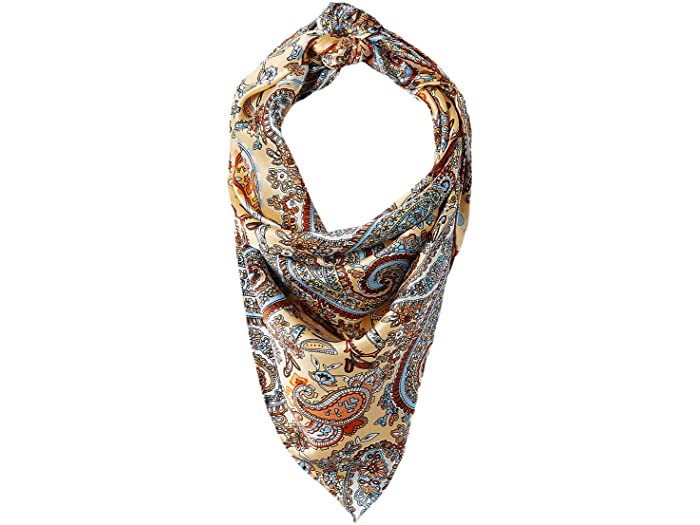 最適な価格 取寄 MF ウエスタン 33x33 ワイルド シルク ペイズリー スカーフ バンダナ Western Wild Rags Silk  Paisley Scarf Bandana Tan fucoa.cl