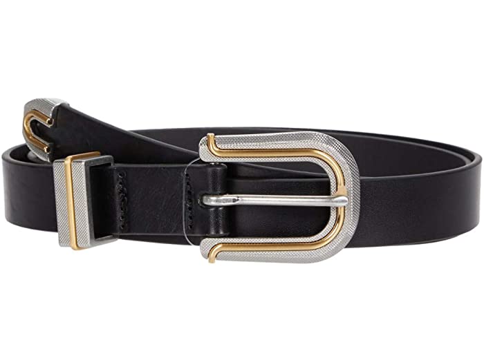 ラグ ボーン RAG メッシュ BONE ベルト ロング レザー イギリス製 M