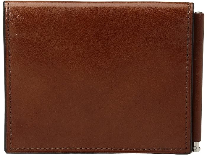 (取寄) ボスカ メンズ オールド レザー コレクション - マネー クリップ W/ ポケット Bosca men Old Leather Collection - Money Clip w/ Pocket Amber