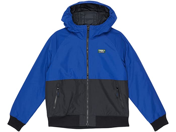 (取寄) エルエルビーン ウォーム アップ インサレーテッド ジャケット (ビッグ キッズ) L.L.Bean Warm Up Insulated Jacket (Big Kids) Indigo Ink/Black