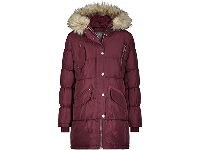 (取寄) ヴィンス カムート ガールズ ウォーム フーデット パーカー コート ジャケット Vince Camuto Girls Warm Hooded Parka Coat Jacket Burgundy