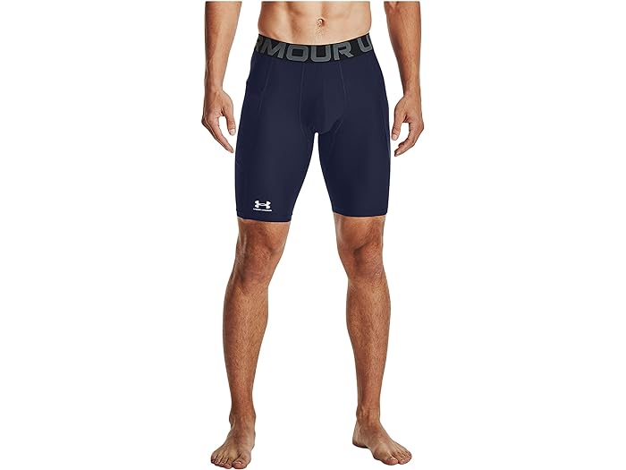 (取寄) アンダーアーマー メンズ ヒートギア アーマー ロング ショーツ Under Armour men Heatgear Armour Long Shorts Midnight Navy/White