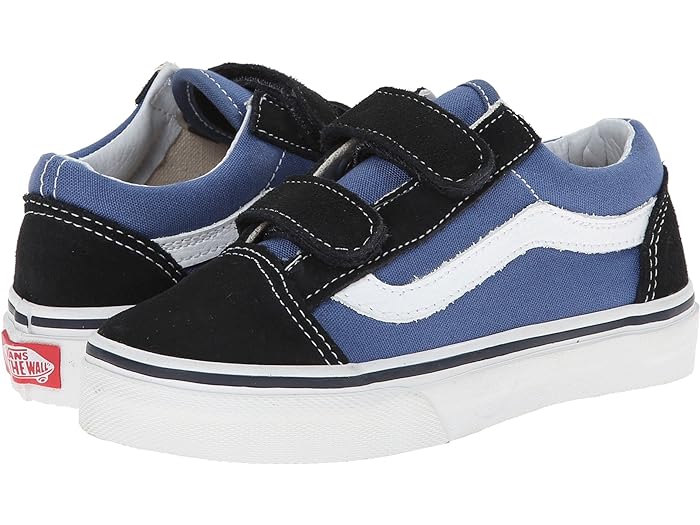 (取寄) バンズ キッズ ボーイズ オールド スクール V (リトル キッド/ビッグ キッド) Vans Kids boys Old Skool V (Little Kid/Big Kid) Navy/True White