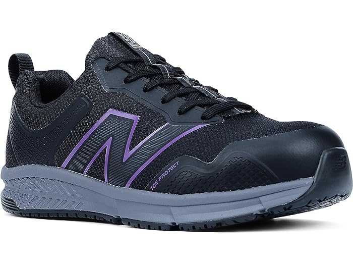 (取寄) ニューバランス 安全靴 おしゃれ スニーカー ワーク＆セーフティ レディース イバルブ アロイ トゥ エー SR New Balance Work & Safety women Evolve Alloy Toe EH SR Black/Purple