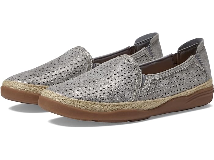(取寄) クラークス 靴 シューズ レディース エレーナ ルビー Clarks women Elaina Ruby Pewter Textile