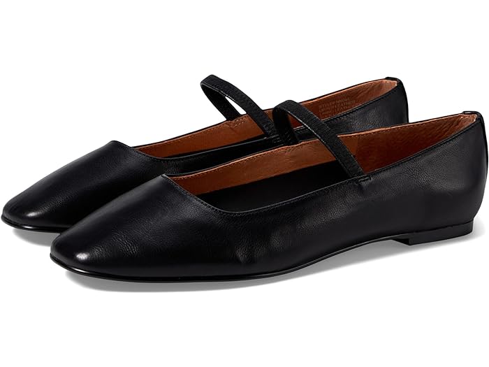 (取寄) メイドウェル レディース ザ グレタ バレエ フラッツ Madewell women The Greta Ballet Flat True Black
