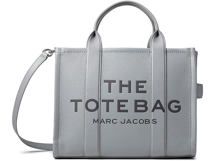(取寄) マークジェイコブス レディース ザ レザー ミディアム トート バッグ Marc Jacobs women The Leather Medium Tote Bag Wolf Grey
