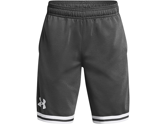 (取寄) アンダーアーマー キッズ ボーイズ ペリミター バスケットボール ショーツ (ビッグ キッズ) Under Armour Kids boys Perimeter Basketball Shorts (Big Kids) Castlerock/White