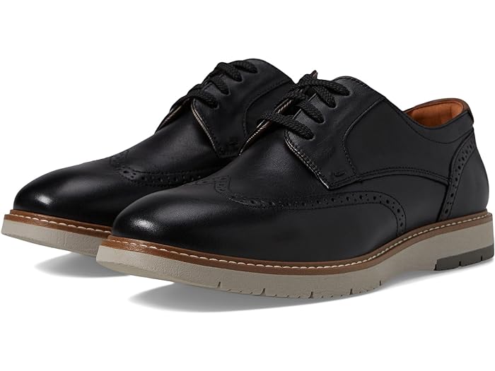 (取寄) フローシャイム メンズ ヴィーブ ウイング ティップ オックスフォード Florsheim men Vibe Wing Tip Oxford Black