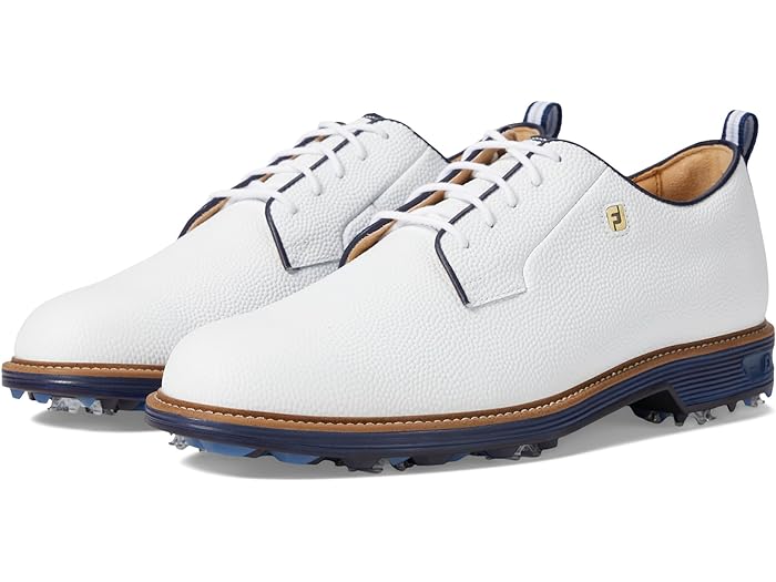 (取寄) フットジョイ ゴルフシューズ メンズ プレミア シリーズ - フィールド 大きいサイズ FJ FootJoy men Premiere Series - Field Golf Shoes White/White/Navy