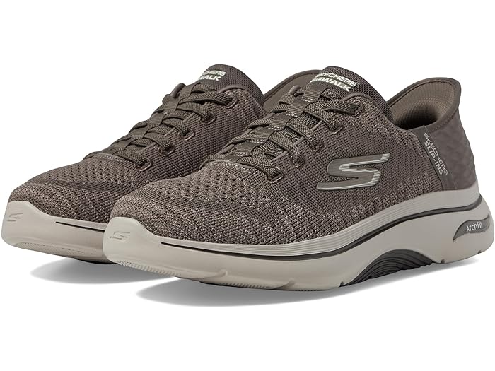 (取寄) スケッチャーズ スニーカー メンズ ゴー ウォーク アーチ フィット 2.0 - グランド ハンズフリー スリップインズ SKECHERS Performance men Go Walk Arch Fit 2.0 - Grand Hands Free Slip-Ins Taupe