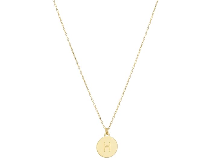(取寄) ケイトスペード レディース ケイト スペード ミニ イニシャル ペンダント Kate Spade New York women Kate Spade Mini Initial Pendant H Gold