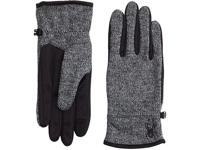 7504円 【激安セール】 取寄 スパイダー メンズ バンディット フリース グローブ Spyder men Bandit Fleece Gloves  Black Alloy