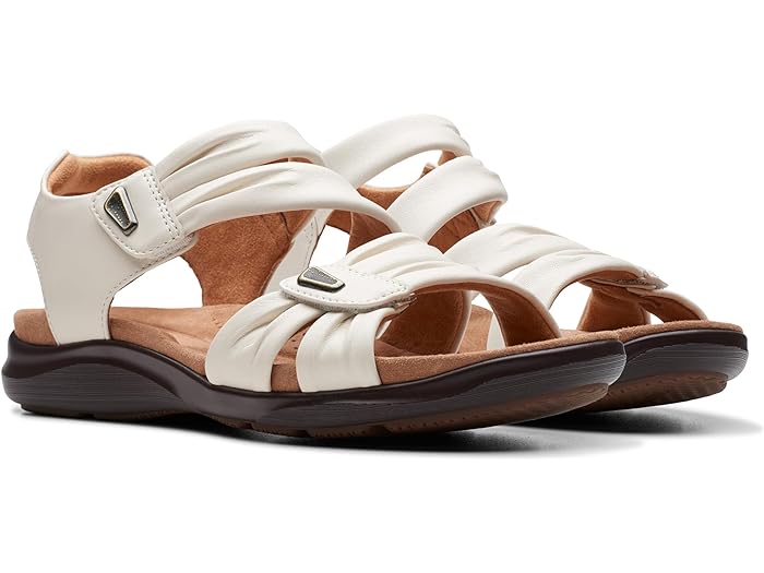 (取寄) クラークス 靴 シューズ レディース キトリー アベ ホワイト Clarks women Kitly Ave Off-White Leather 21,190円