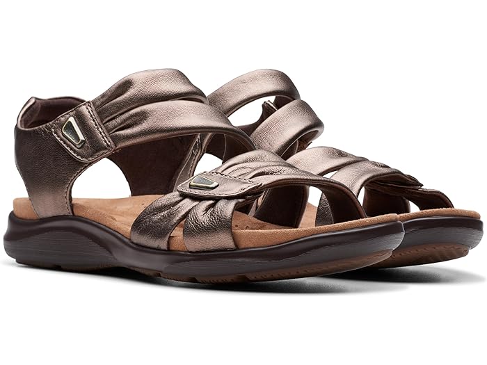 (取寄) クラークス 靴 シューズ レディース キトリー アベ Clarks women Kitly Ave Bronze Leather