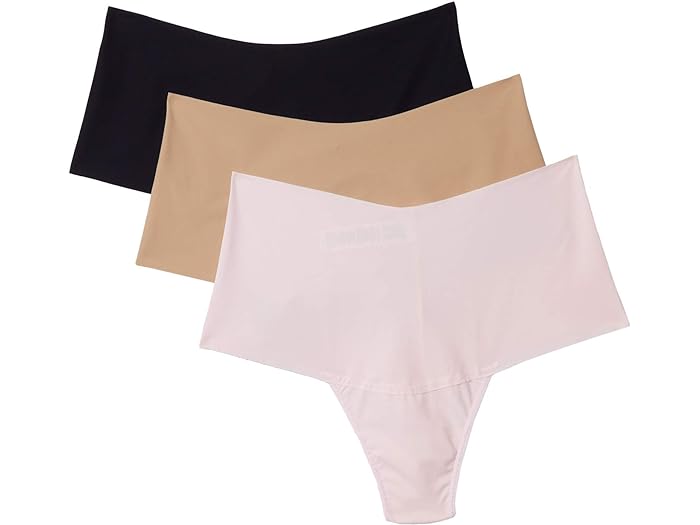 (取寄) ハンキー パンキー レディース ブリーズ ハイ-ライズ トング 3-パック Hanky Panky women Breathe Hi-Rise Thong 3-Pack Black/Taupe/Bliss Pink 12,953円