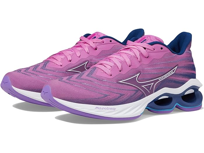 (取寄) ミズノ レディース ウェーブ クリエーション 25 SSW Mizuno women Wave Creation 25 SSW Rosebud/Navy Peony