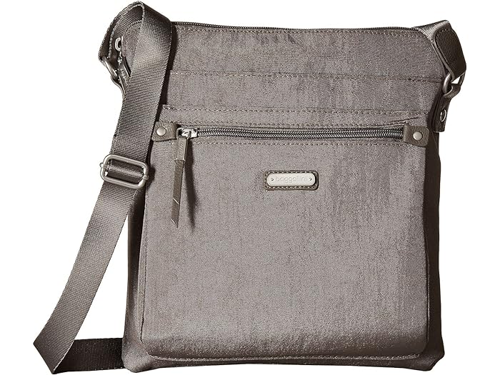 (取寄) バッガリーニ レディース ゴー バッグ ウィズ Rfid フォン リスレット Baggallini women Go Bagg with RFID Phone Wristlet Sterling Shimmer