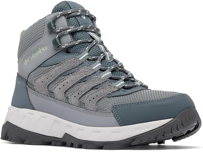 (取寄) コロンビア レディース ストレイタ トレイル ミッド Wp Columbia women Strata Trail Mid Wp TI Grey Steel/Sage Leaf