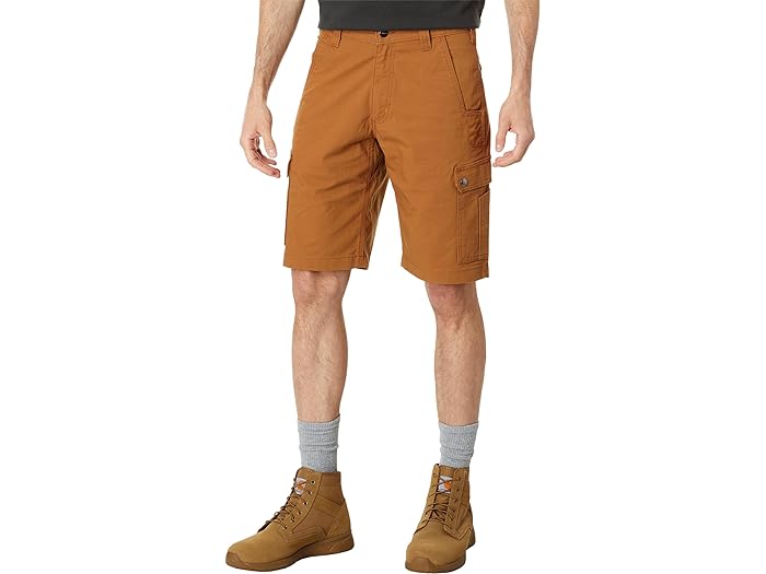 (取寄) カーハート メンズ ラギッド フレックス リラックスド-フィット フィット リップストップ カーゴ ワーク ショーツ Carhartt men Rugged Flex Relaxed Fit Ripstop Cargo Work Shorts Carhartt Brown