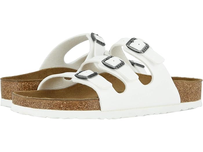 (取寄) ビルケンシュトック レディース フロリダ ビルコ-フロー Birkenstock women Florida Birko-Flor White Birko-Flor