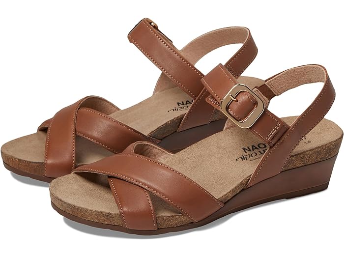 (取寄) ナオト レディース スローン Naot women Throne Caramel Leather