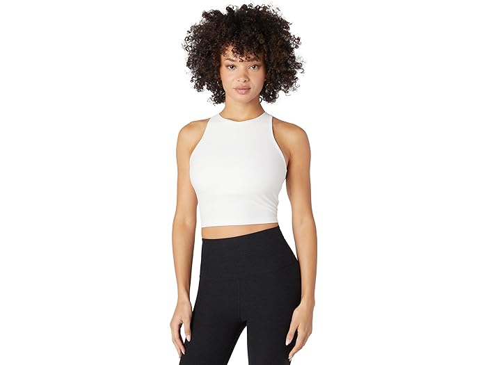 (取寄) ビヨンドヨガ レディース スペースダイ リフォーカス クロップド タンク Beyond Yoga women Spacedye Refocus Cropped Tank Cloud White