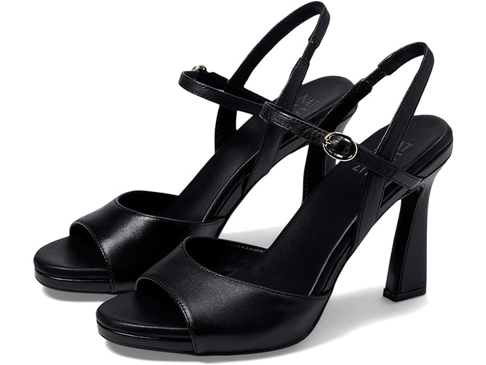 (取寄) ナチュラライザー レディース ララ アンクル ストラップ Naturalizer women Lala Ankle Straps Black Leather