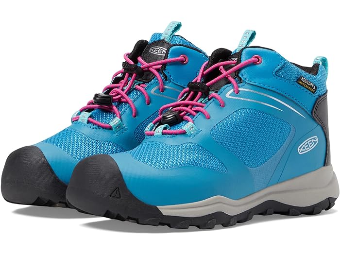 (取寄) キーン キッズ ガールズ ワンドゥーロ ミッド ウォータープルーフ (リトル キッド/ビッグ キッド) KEEN Kids girls Wanduro Mid Waterproof (Little Kid/Big Kid) Fjord Blue/Fuchsia Purple
