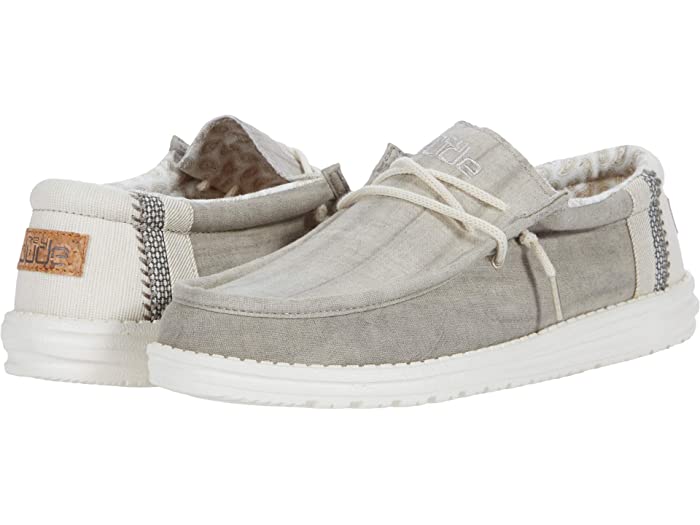 (取寄) ヘイ デュード メンズ ウォーリー リネン Hey Dude men Wally Linen Natural Khaki