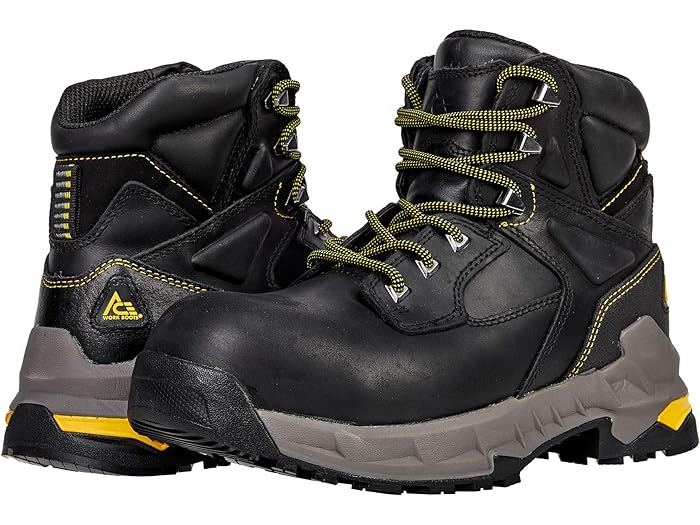 (取寄) エース ワークブーツ バレン コンポジット トゥ ACE Work Boots Burren Composite Toe Black
