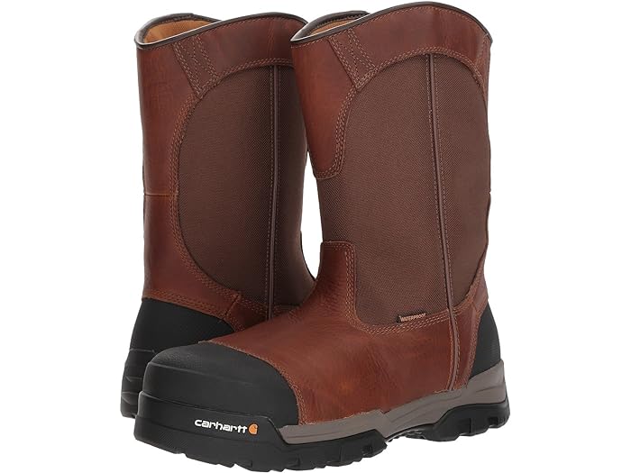 (取寄) カーハート メンズ 10 ウォータープルーフ コンプ トゥ プル-オン ワーク ブーツ Carhartt men 10\