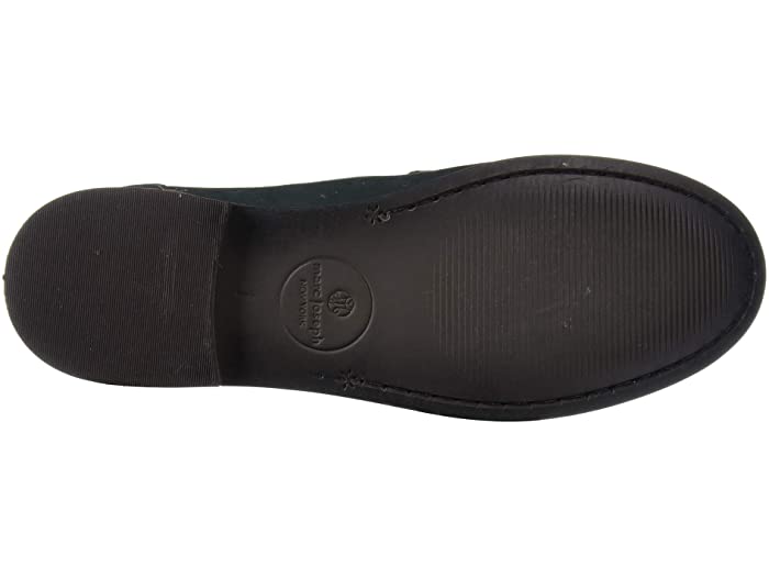 (取寄)レザーローファーウィズゴールドエンブロイダーMARCJOSEPHNEWYORKUnisex-ChildLeatherLoaferwithGoldEmbroideredStarEmeraldGreenNubuck