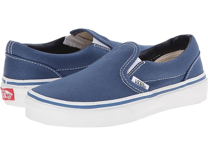 (取寄) バンズ キッズ キッズ クラシック スリッポン (リトル キッド/ビッグ キッド) Vans Kids kids Classic Slip-On (Little Kid/Big Kid) Navy/True White