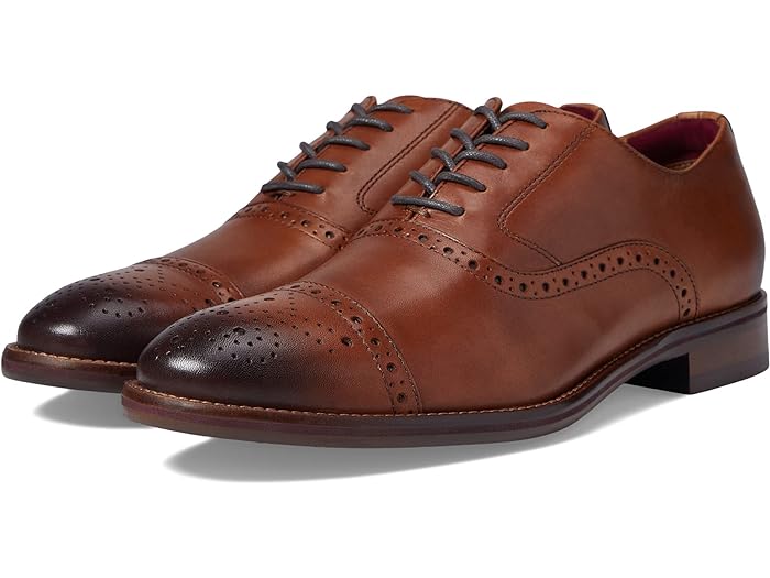 (取寄) ジョンストン&マーフィー メンズ コナード 2.0 キャップ トゥ Johnston & Murphy men Conard 2.0 Cap Toe Tan Full Grain