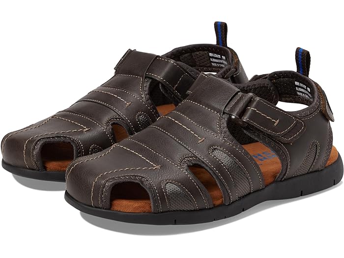(取寄) ナン ブッシュ メンズ リオ グランデ フィッシャーマン クローズド トゥ サンダル Nunn Bush men Rio Grande Fisherman Closed Toe Sandal Brown