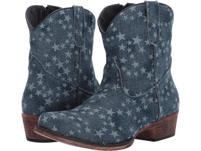 (取寄) ローパー レディース メリカ デニム Roper women Merica Denim Stonewashed Denim/All-Over Star Print