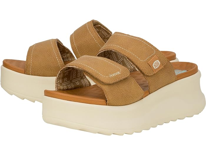 (取寄) ヘイ デュード レディース デルレイ スライド クラシック Hey Dude women Delray Slide Classic Tan 14,651円