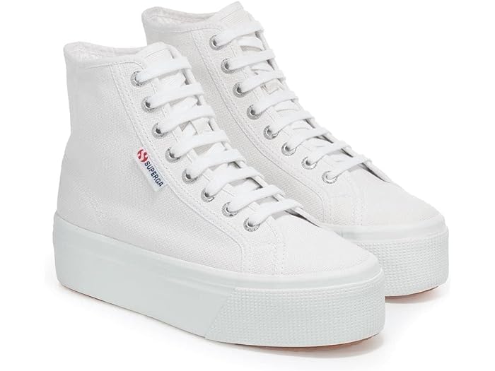 (取寄) スペルガ レディース 2708 HI トップ Superga women 2708 Hi Top White 2