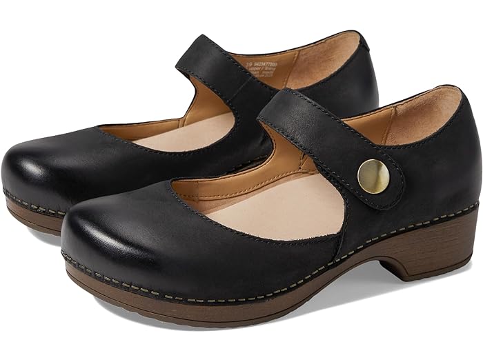 (取寄) ダンスコ レディース ベアトリス Dansko women Beatrice Black Burnished Nubuck