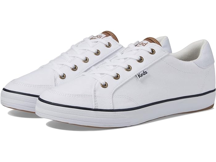 (取寄) ケッズ スニーカー レディース センター 3 レース アップ Keds women Center III Lace Up White/Navy